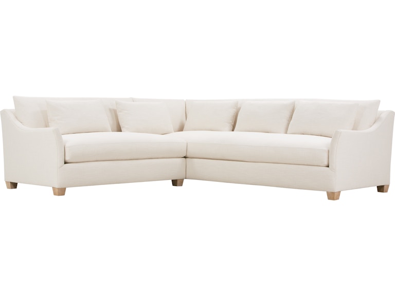 Robin Bruce Living Room Moreau Slope Arm Sectional MOREAU-SECT at Norwood Furniture