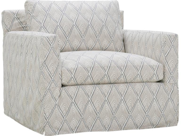 Robin Bruce Living Room Sylvie Swivel Chair SYLVIE-SLIP-016 at Norwood Furniture