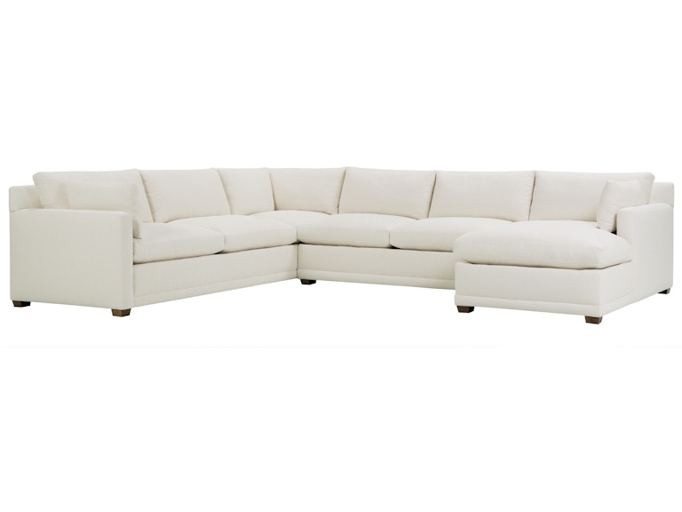 Robin Bruce Living Room Sylvie Track Arm Sectional SYLVIE-SECT At Norwood Furniture