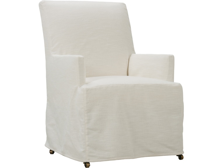 Rowe Casual Dining Finch Slip Dining Arm Chair W/Caster P900-SLIP-502 at Norwood Furniture