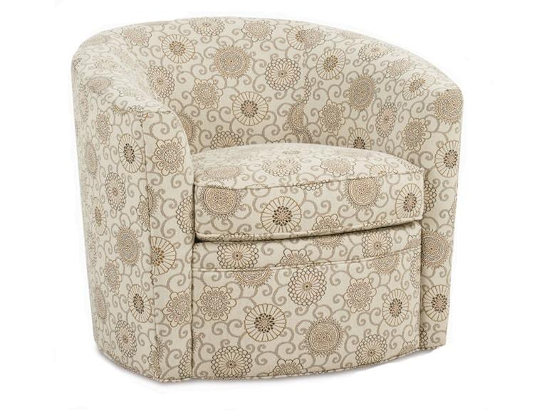 Rowe Living Room Baldwin Swivel Chair K940-016 at Norwood Furniture