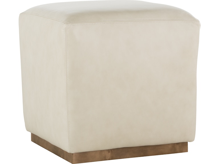 Rowe Living Room Dena Leather Ottoman P800-L-005 at Norwood Furniture