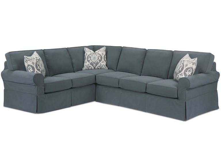 Rowe Living Room Masquerade Sectional Slipcover C396-Sect at Norwood Furniture
