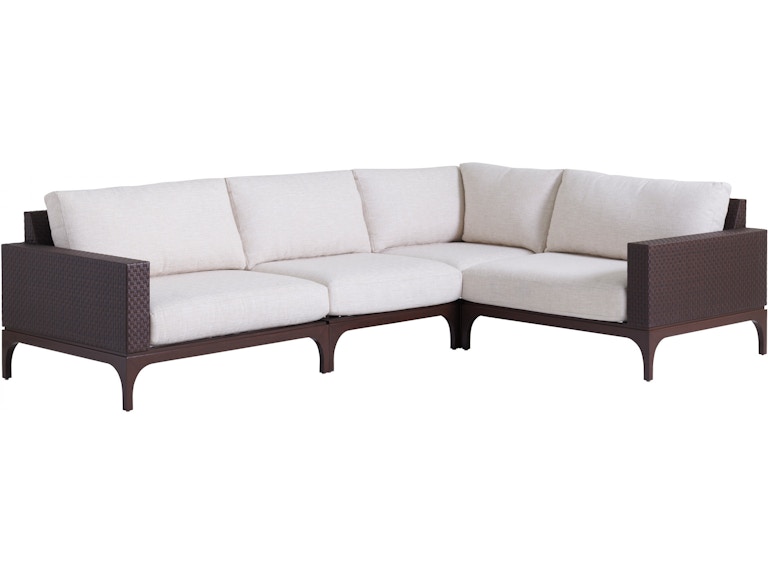 Tommy Bahama Outdoor Living Outdoor Furniture Abaco Sectional Shown with Cushion Set 3420-Sect at Norwood Furniture