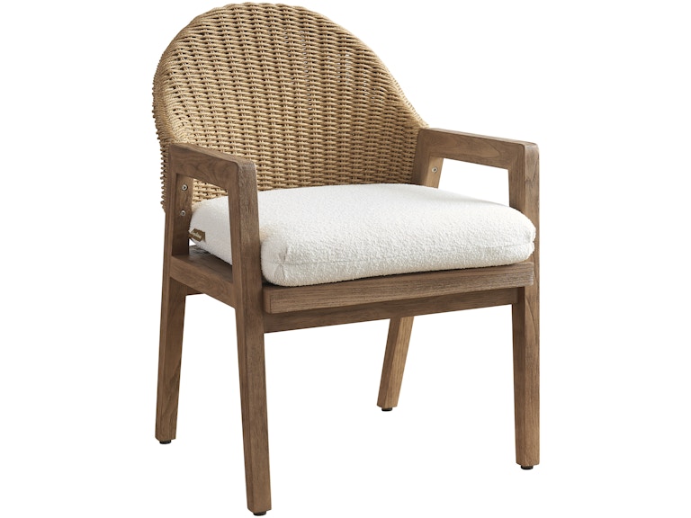 Tommy Bahama Outdoor Living Outdoor Furniture Arm Dining Chair 3380-13 at Norwood Furniture