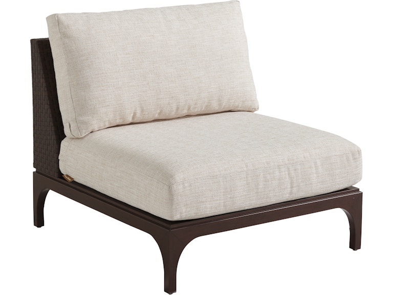 Tommy Bahama Outdoor Living Outdoor Furniture Armless Chair Shown with Cushion Set 3420-51A at Norwood Furniture