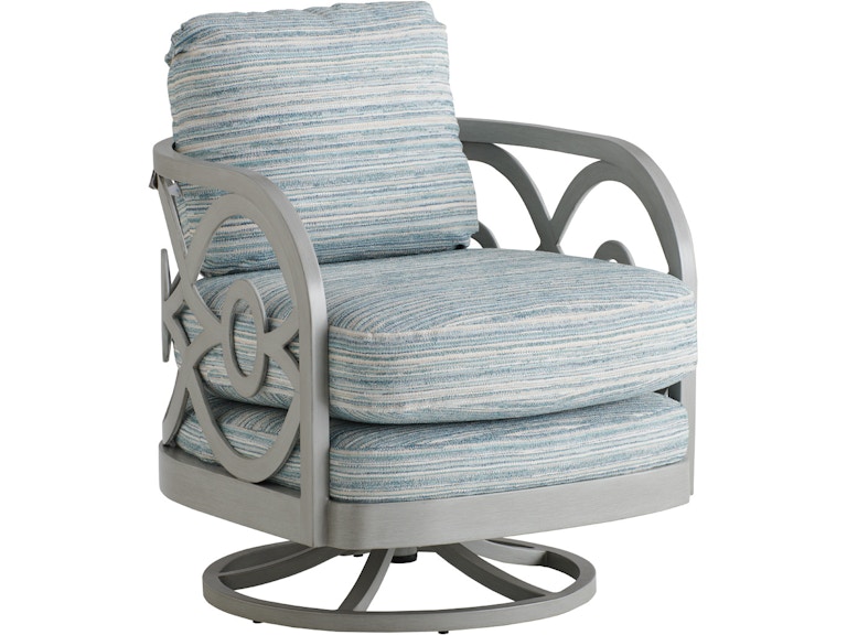 Tommy Bahama Outdoor Living Outdoor Furniture Occasional Swivel Chair Frame Only 3945-09SW at Norwood Furniture