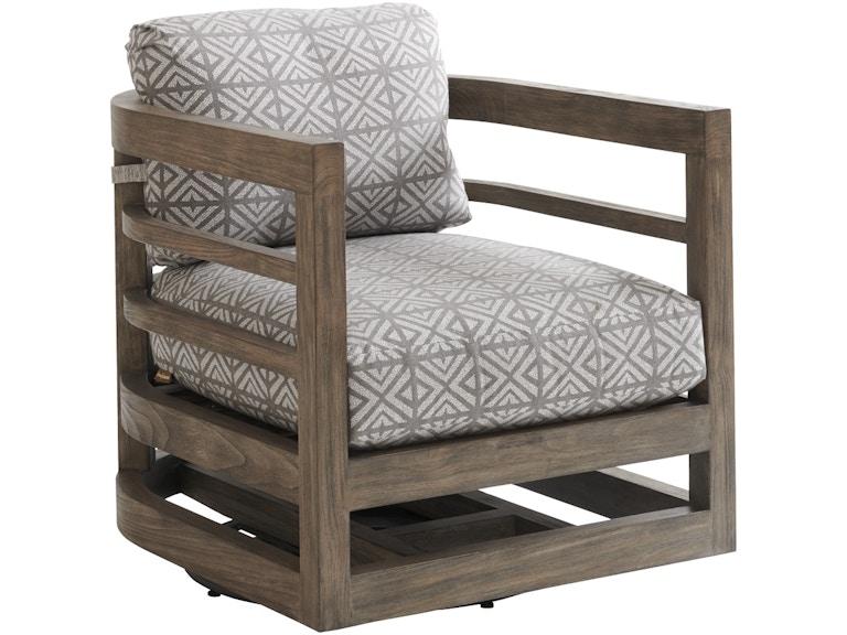Tommy Bahama Outdoor Living Outdoor Furniture Occasional Swivel Chair Frame Only 3950-09SW at Norwood Furniture