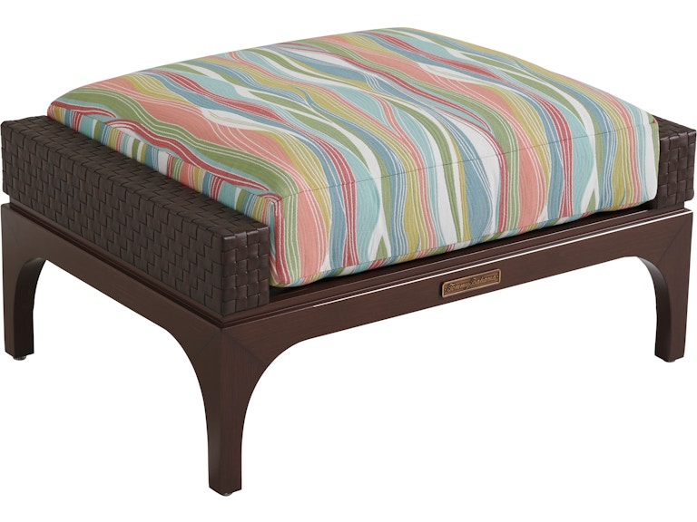 Tommy Bahama Outdoor Living Outdoor Furniture Ottoman Shown with Cushion Set 3420-44 at Norwood Furniture
