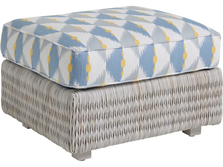 Tommy Bahama Outdoor Living Outdoor Furniture Ottoman Shown with Cushion Set 3430-44 at Norwood Furniture
