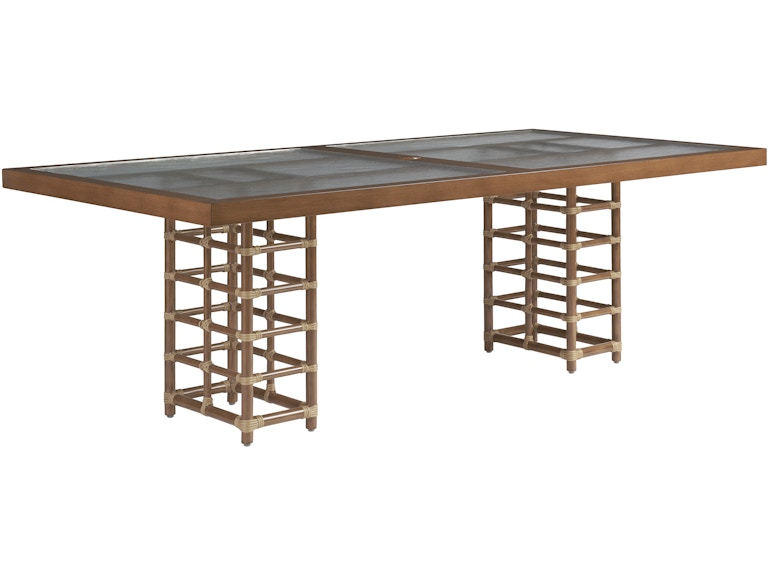 Tommy Bahama Outdoor Living Outdoor Furniture Rectangular Dining Table 3360-876C at Norwood Furniture