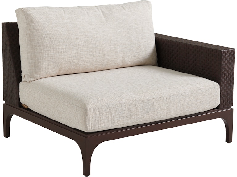 Tommy Bahama Outdoor Living Outdoor Furniture Right Arm Facing Chair Shown with Cushion Set 3420-51R at Norwood Furniture