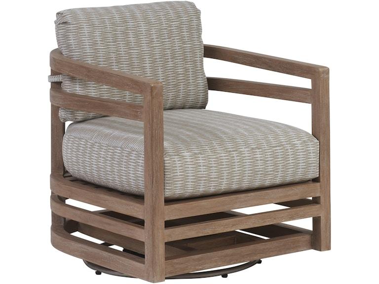 Tommy Bahama Outdoor Living Outdoor Furniture Swivel Lounge Chair 3450-10SW at Norwood Furniture