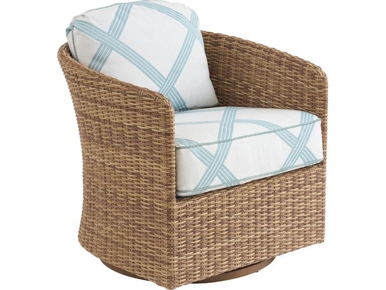 Tommy Bahama Outdoor Living Outdoor Furniture Swivel Occasional Chair 3340-09SW at Norwood Furniture