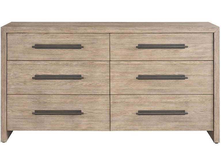 Universal Furniture Bedroom Boulder Six Drawer Dresser U462040 at Norwood Furniture