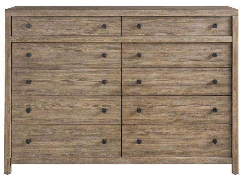 Universal Furniture Bedroom Boulder Ten Drawer Dresser U462050 at Norwood Furniture