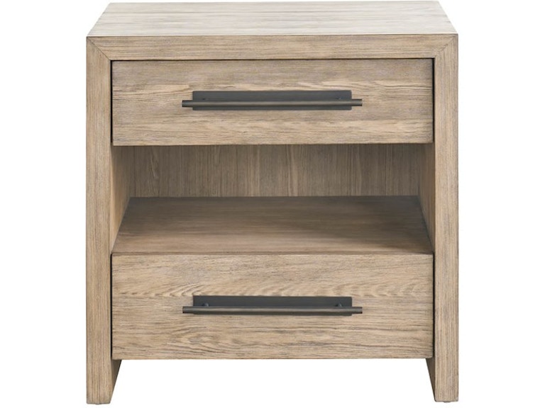 Universal Furniture Bedroom Boulder Two Drawer Nightstand U462350 at Norwood Furniture