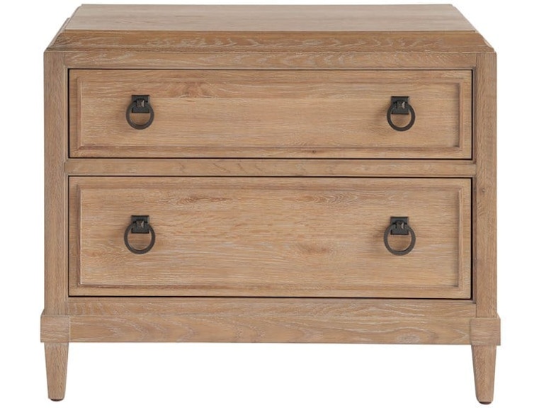 Universal Furniture Bedroom Canyon Two Drawer Nightstand U400A355 at Norwood Furniture