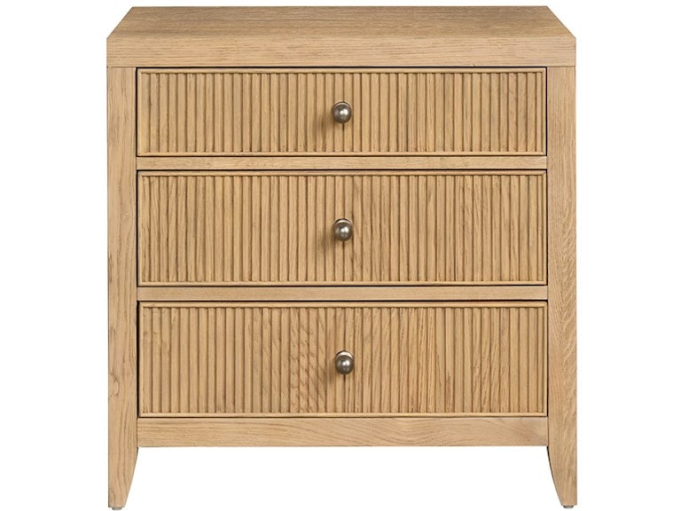 Universal Furniture Bedroom Carmen Three Drawer Nightstand U428A355 at Norwood Furniture