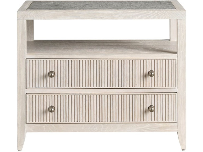 Universal Furniture Bedroom Carmen Two Drawer Nightstand U428356 at Norwood Furniture
