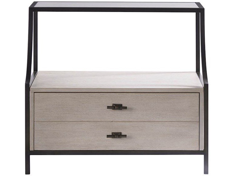 Universal Furniture Bedroom Midtown Stone Top Night Table 805355 at Norwood Furniture