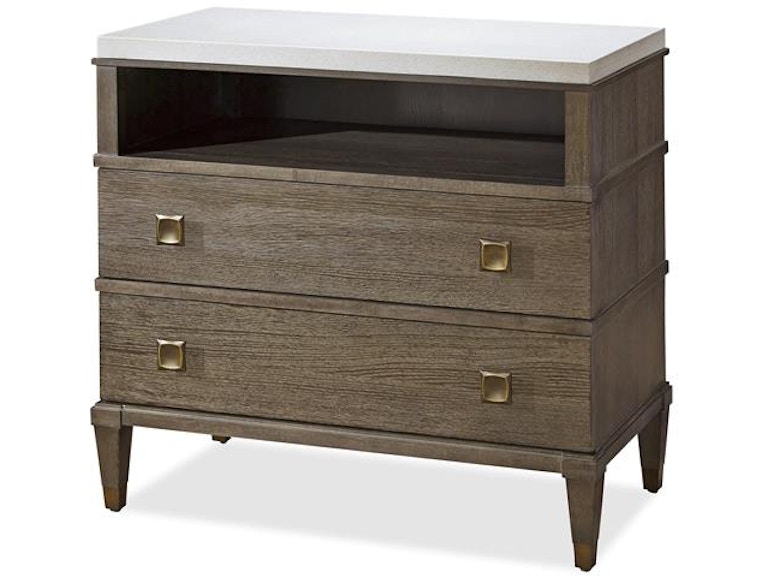 Universal Furniture Bedroom Playlist Two Drawer Nightstand 507351 at Norwood Furniture