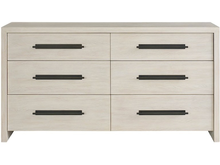 Universal Furniture Bedroom River Rock Six Drawer Dresser U462A040 at Norwood Furniture