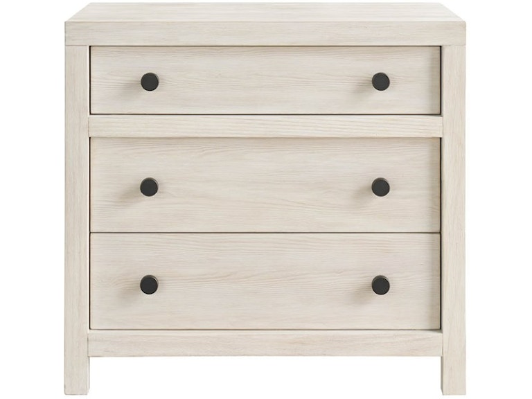 Universal Furniture Bedroom River Rock Three Drawer Nightstand U462A355 at Norwood Furniture