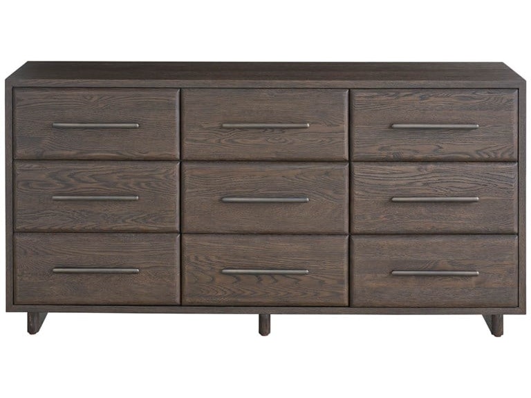 Universal Furniture Bedroom Sable Nine Drawer Dresser U470050 at Norwood Furniture