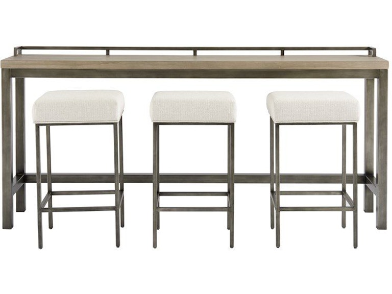 Universal Furniture Casual Dining Mitchell Console Table with 3 Stools 749803 at Norwood Furniture