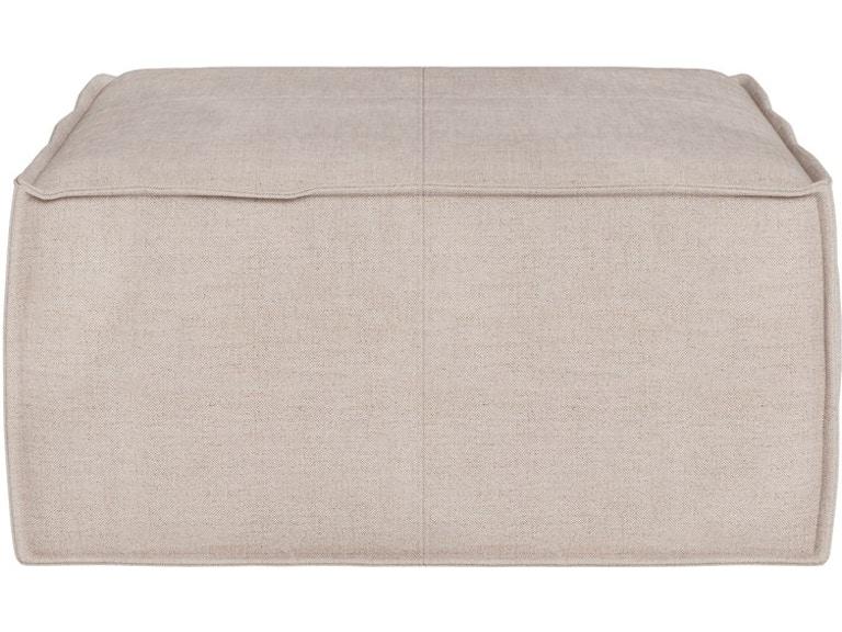 Universal Furniture Living Room Bottega Poof Ottoman Large-Special Order U044514 at Norwood Furniture