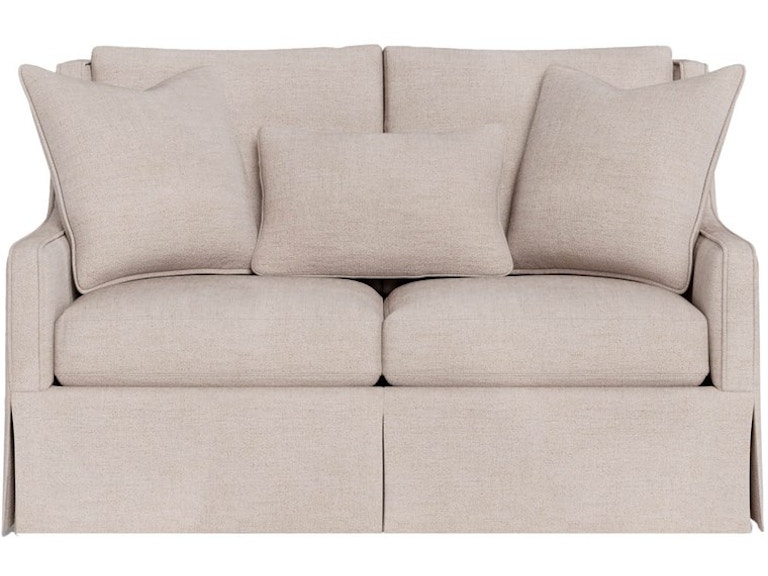 Universal Furniture Living Room Hudson Skirted Loveseat - Special Order U064502 at Norwood Furniture