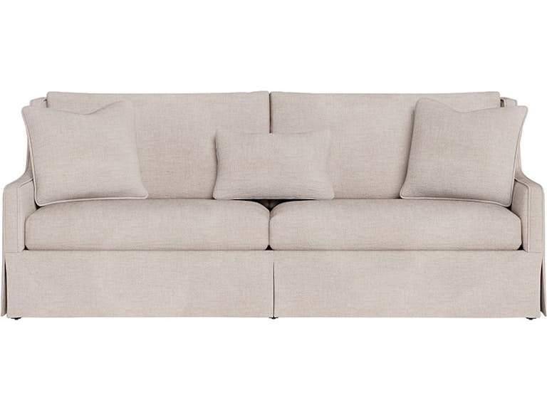 Universal Furniture Living Room Hudson Skirted Sofa 93 Inch - Special Order U064501 at Norwood Furniture