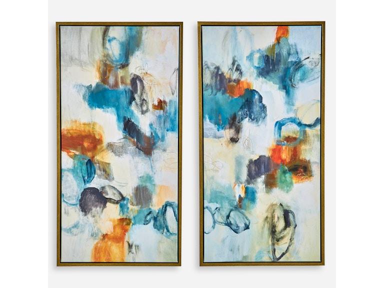 Uttermost Art Casual Moments Framed Abstract Art Set/2 32325 at Norwood Furniture