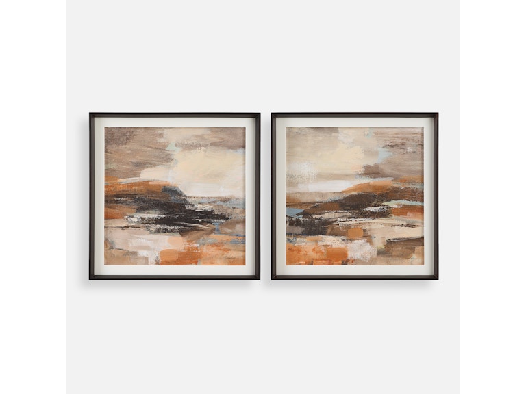 Uttermost Art Cinnamon Shore Framed Prints Set/2 32382 at Norwood Furniture