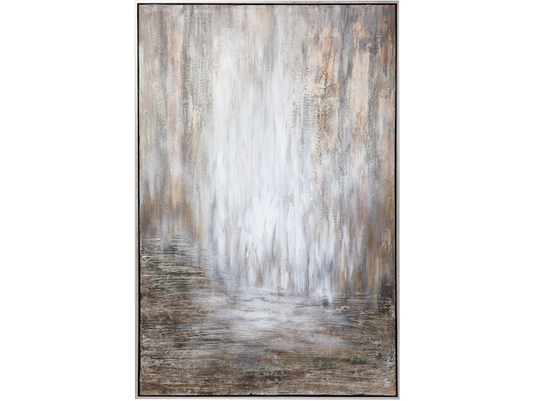 Uttermost Art Desert Rain Hand Painted Abstract Art 31331 at Norwood Furniture