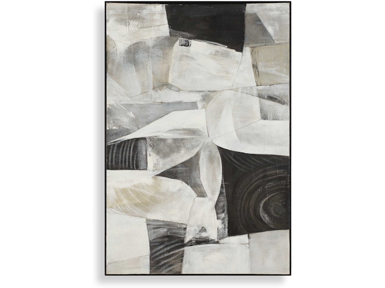 Uttermost Art Folding Time Framed Abstract Art 32440 at Norwood Furniture