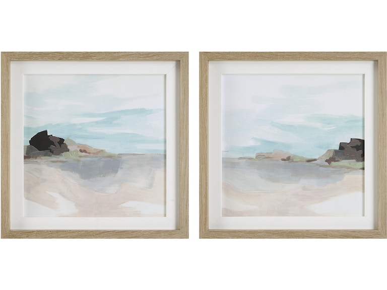 Uttermost Art Glacial Coast Framed Prints Set/2 41445 at Norwood Furniture