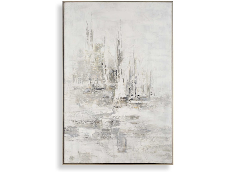 Uttermost Art Hours In Silence Abstract Art 32441 at Norwood Furniture