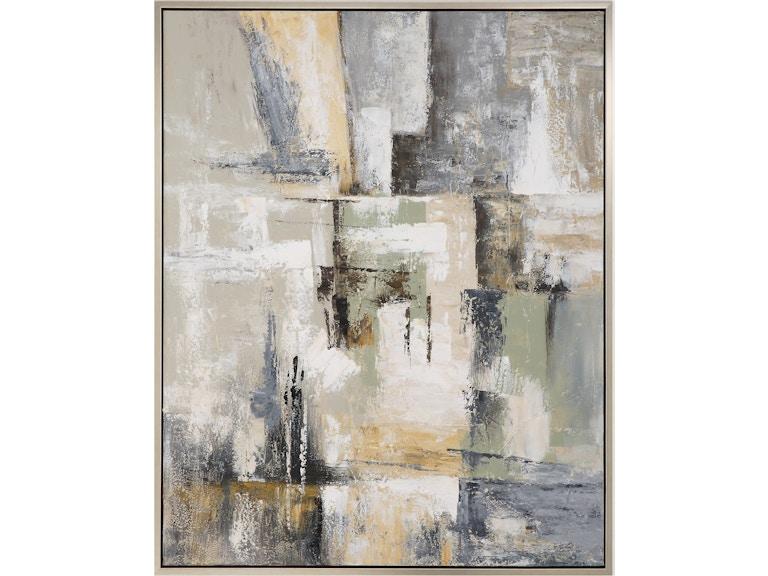 Uttermost Art Intuition Hand Painted Abstract Art 32274 at Norwood Furniture