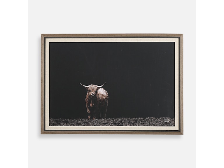 Uttermost Art King Of The Hill Framed Bovine Print 32391 at Norwood Furniture