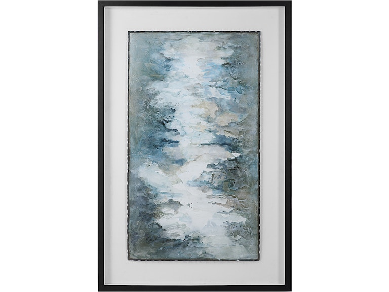 Uttermost Art Lakeside Grande Framed Abstract Print 41433 At Norwood Furniture