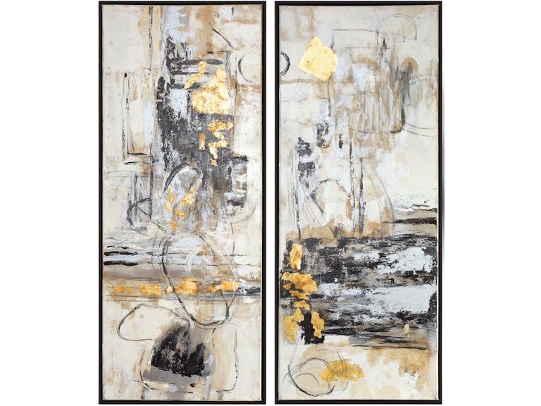 Uttermost Art Life Scenes Abstract Art Set/2 51302 at Norwood Furniture
