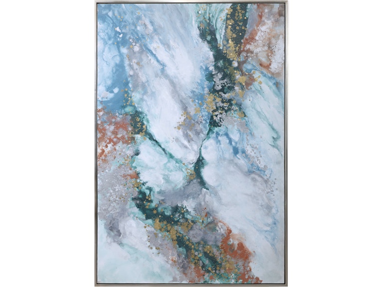 Uttermost Art Mercury Hand Abstract Art 35372 at Norwood Furniture