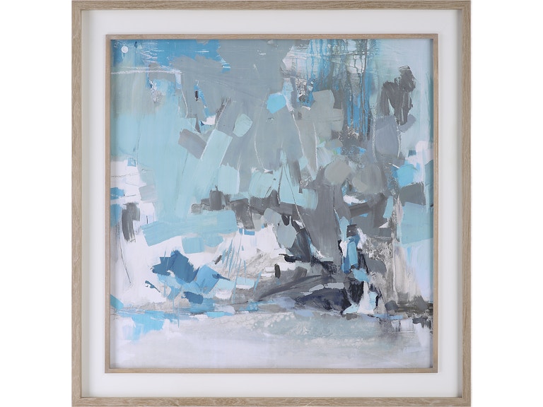 Uttermost Art Misty Moonlight Abstract Framed Print 32267 at Norwood Furniture
