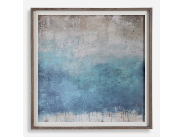 Uttermost Art Serenity Paused Framed Abstract Print 32346 at Norwood Furniture