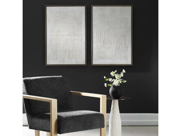 Uttermost Art Social Theory Framed Canvases Set/2 32395 at Norwood Furniture