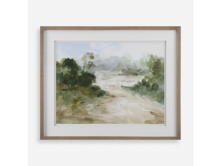 Uttermost Art Verdant Watercolor Landscape Print 32381 at Norwood Furniture