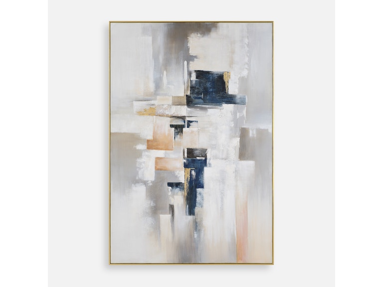 Uttermost Art Waterfront Geometric Abstract Art 32376 at Norwood Furniture