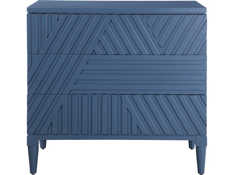 Uttermost Bedroom Colby Blue Drawer Chest 25383 at Norwood Furniture